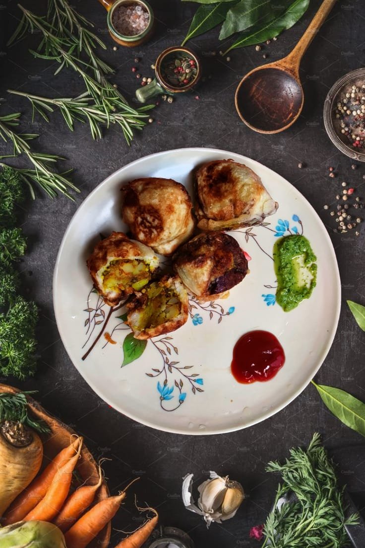 Bread Samosa [2 Pieces]
