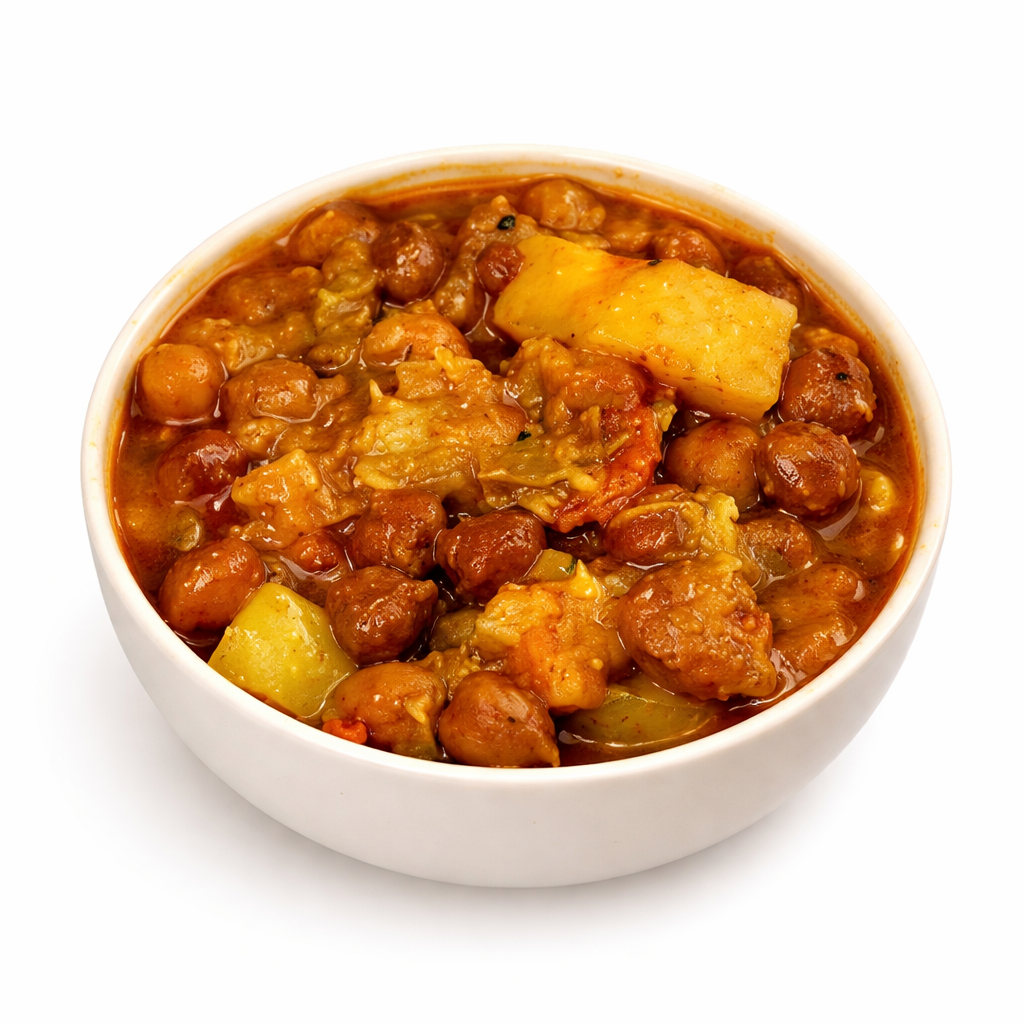 Aloo Channa Sabji (Serves 1)