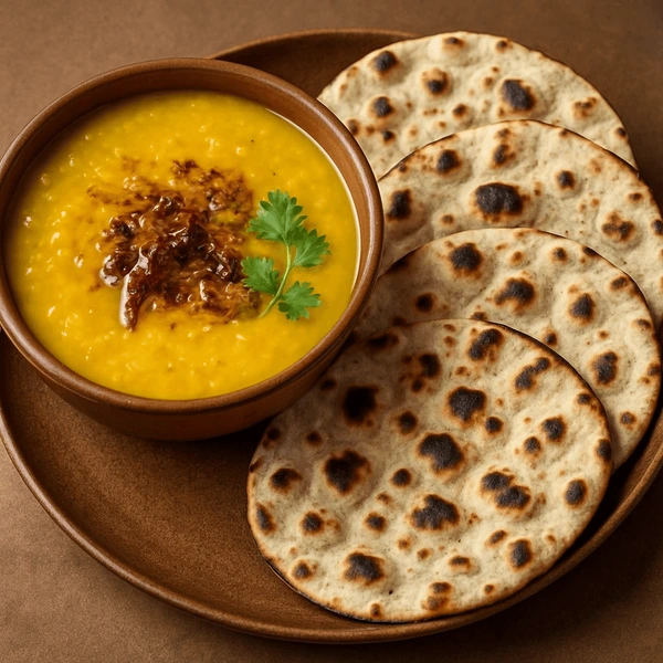 Dal Tadka + 4 Tawa Roti