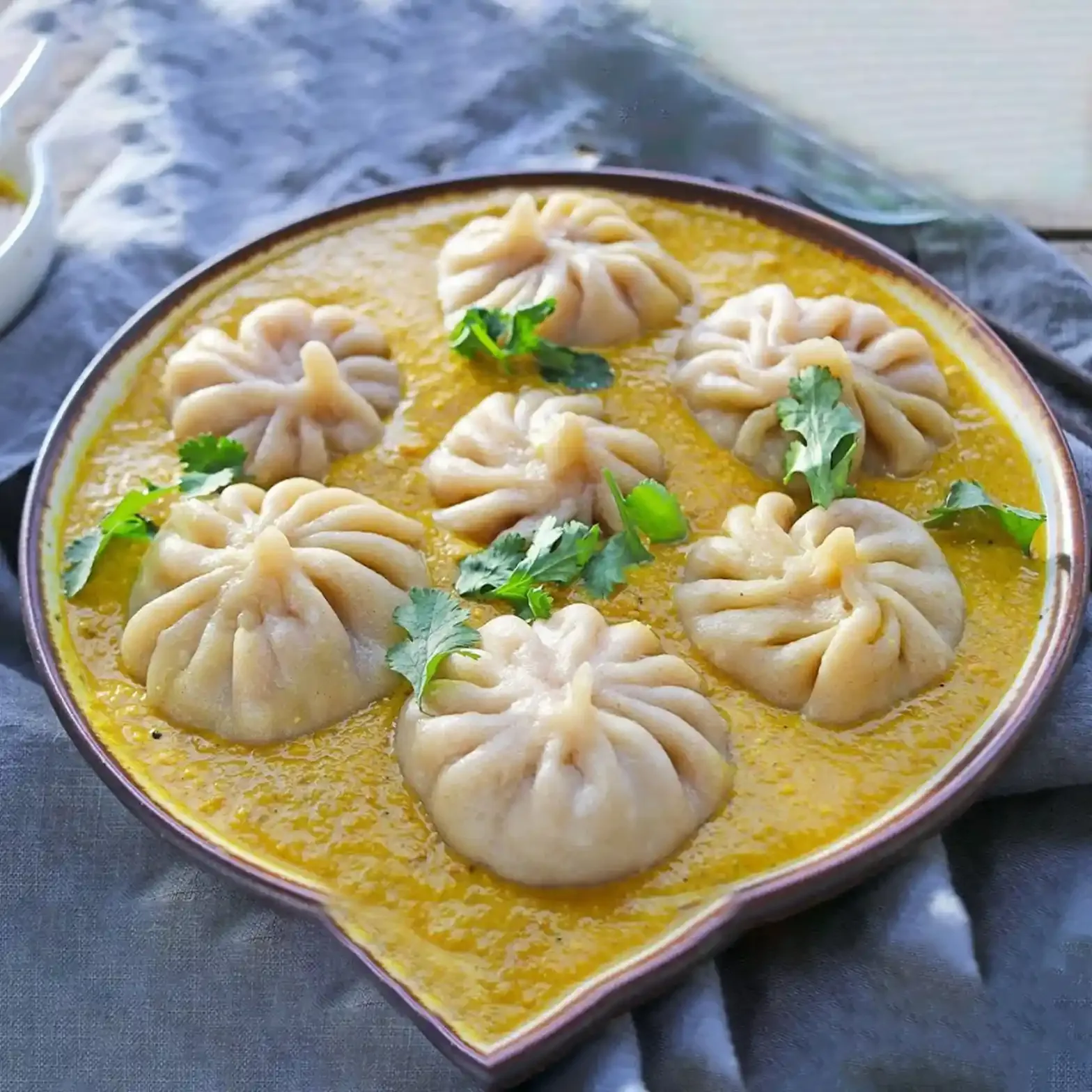 Thai Style Jhol Momos