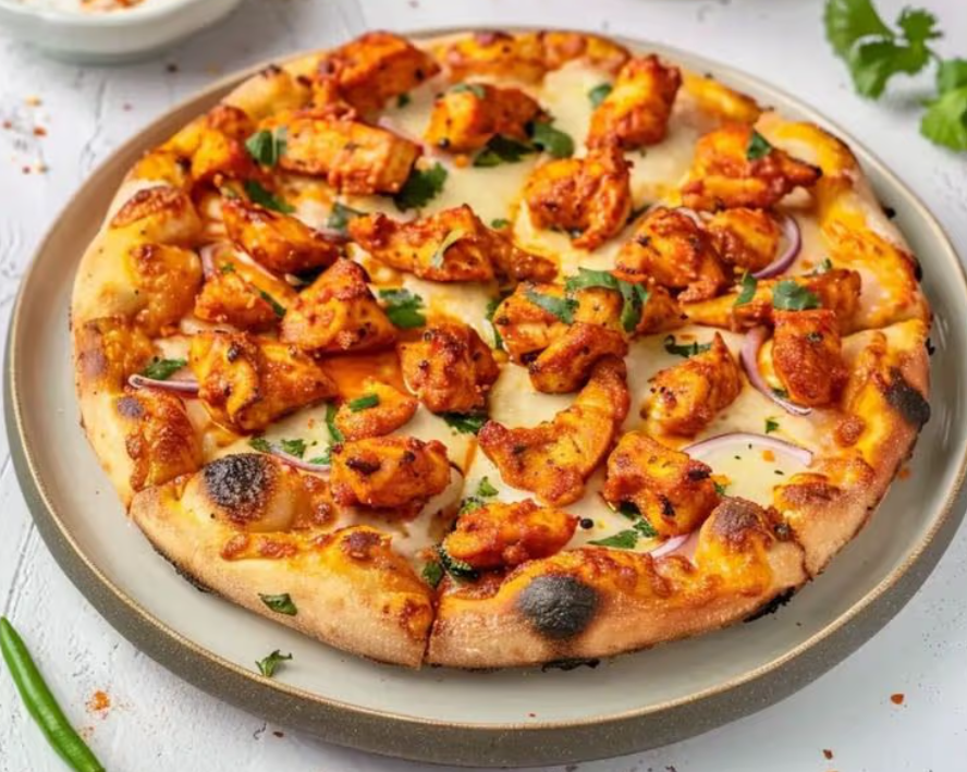 Tandoori Chicken Cheese Pizza