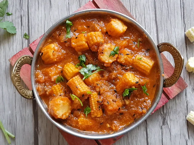 Baby Corn Butter Masala
