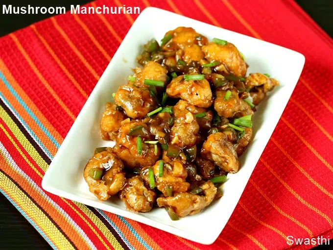 Mushroom Manchurian