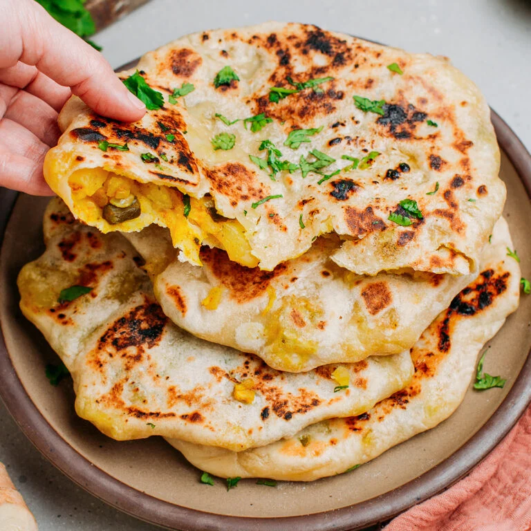 Aloo Stuffed Naan